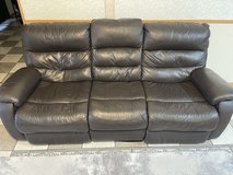 Leather reclining couch in Okinawa, Japan