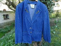 Traditional Jacket Oktoberfest,Denim, Size M,by Meico Trachtenmode in Ramstein, Germany