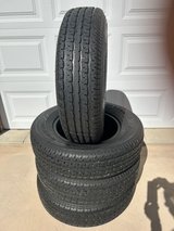 Trailer tires in Yucca Valley, California
