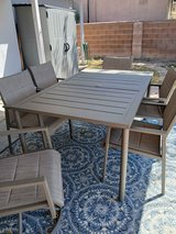 Patio set in Alamogordo, New Mexico