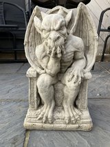 Concrete gargoyle in Lakenheath, UK
