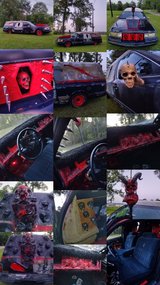 Lincoln Town Car 92 Halloween car in Lake Charles, Louisiana