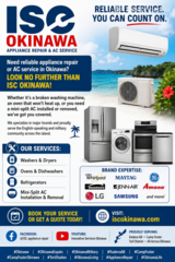 American appliance service in Okinawa, Japan