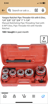 Ratcheting pipe threader in Alamogordo, New Mexico