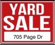 yard sale Saturday 5 at 705 Page Dr in Camp Lejeune, North Carolina