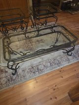 coffee table and matching end tables. in Naperville, Illinois