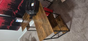 Modern L-Shaped Desk with Storage Shelves (Printer & Book Support) in Columbus, Georgia