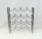 Countertop Steel Wine Rack - Bottle Holder for 16 Bottles in Plainfield, Illinois