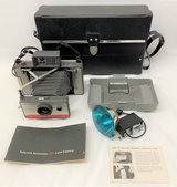 Vintage 1960's Polaroid Automatic 104 Land Camera + Case + #268 Flash in Naperville, Illinois
