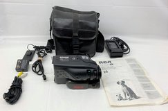 VINTAGE RCA PRO 8 VIDEO CAMCORDER + CHARGER + BAG + OWNER'S MANUAL in Naperville, Illinois