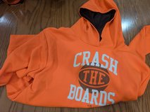 Orange crash the boards hoodie in Bolingbrook, Illinois