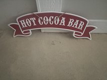 Hot cocoa sign in Warner Robins, Georgia