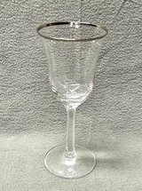 14 - LENOX MAYWOOD PLATINUM TRIM WINE GLASSES - VINTAGE in Batavia, Illinois