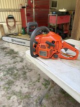Power saw in Fort Polk, Louisiana