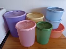 TUPPERWARE 14 piece Heritage Sheer Canister SET in Travis AFB, California