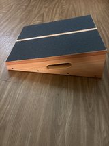 Wooden slant board in Okinawa, Japan