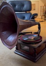 antique 1920‘s  phonograph in Ramstein, Germany