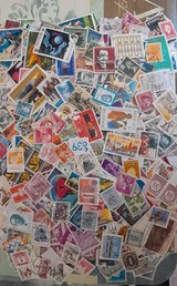 Worldwide Stamps, 1000+ Off Paper , Unsearched in Fairchild AFB, Washington
