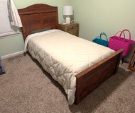 Twin Bed for Sale! Wood frame and mattress. Excellent! Must go! in Fort Campbell, Kentucky