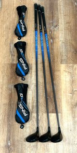 (3) Ping G Woods - 3wood - 5wood - 7wood - RH - RFLEX 65g Alta Graphite Shafts in Yorkville, Illinois