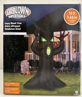 Scary Black Witch Blowup in Perry, Georgia