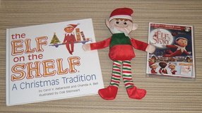 Elf on the Shelf Hard Cover Book Elf Plush Doll Toy Elf's Story DVD Christmas in Joliet, Illinois