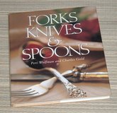Vintage 1994 Forks Knives and Spoons Hard Cover Book w Dust Jacket in Bolingbrook, Illinois