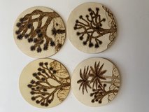 refrigerator magnets pyrography on wood in 29 Palms, California
