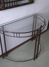 glass table with mirror in Ramstein, Germany