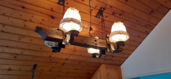 vintage custom made light fixture in Ramstein, Germany