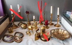 lot of real brass decorative items in Ramstein, Germany