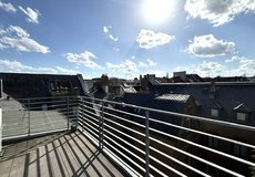 Stylish rooftop apartment on 2 floors with elevator and rooftop terrace! Great view! Quiet centr... in Wiesbaden, GE
