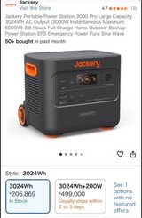 jackery portable power station 3000 pro in Okinawa, Japan