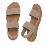 ****NEW****Comfortable sandals with two straps.  Size 10.5   Navy, black and tan. in Houston, Texas