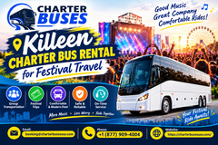 Killeen Charter Bus Rental for Festival Travel in Miramar, California