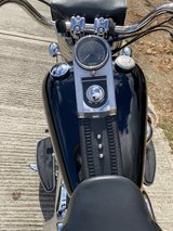 Harley Davidson Fatboy in Lakenheath, UK