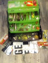 loaded tackle box in Perry, Georgia