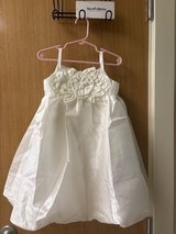 Ivory flower-girl dress in Okinawa, Japan