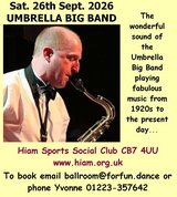 Umbrella Big Band Ballroom and Latin dance in Lakenheath, UK