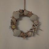 Seashell wreath in Naperville, Illinois