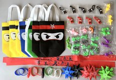 New! Kids Ninja 81pc Party Bundle - 8 Gift / Goody Bags + Favors in Bolingbrook, Illinois