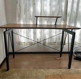 Natural wood desk in Okinawa, Japan