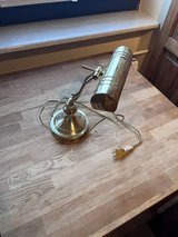 Brass Piano/Desk Lamp, Adjustable, 120V in Ramstein, Germany