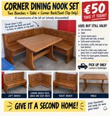 Corner Dining Nook Set – €50 in Stuttgart, GE