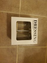Glass and Stainless Dressing set NEW in Kingwood, Texas