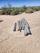 New  chainlink fence in Alamogordo, New Mexico