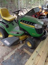 John Deere riding mower in Houston, Texas