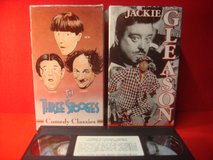 OLD VHS TAPES (JACKIE GLEASON & THE THREE STOOGES) in Bolingbrook, Illinois