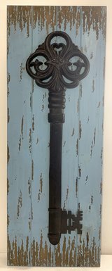 Rustic Oversized Cast Iron Skeleton Key 31.75"H Wall Decor *Pls Read Desc* in New Lenox, Illinois