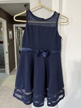 Beautiful Calvin Klein Navy blue Girl's Dress, Size 12 in Alamogordo, New Mexico